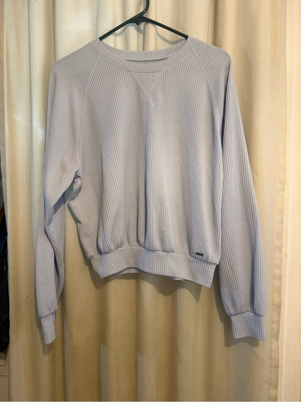 Hollister Light Blue Boyfriend Crewneck Sweater super soft!